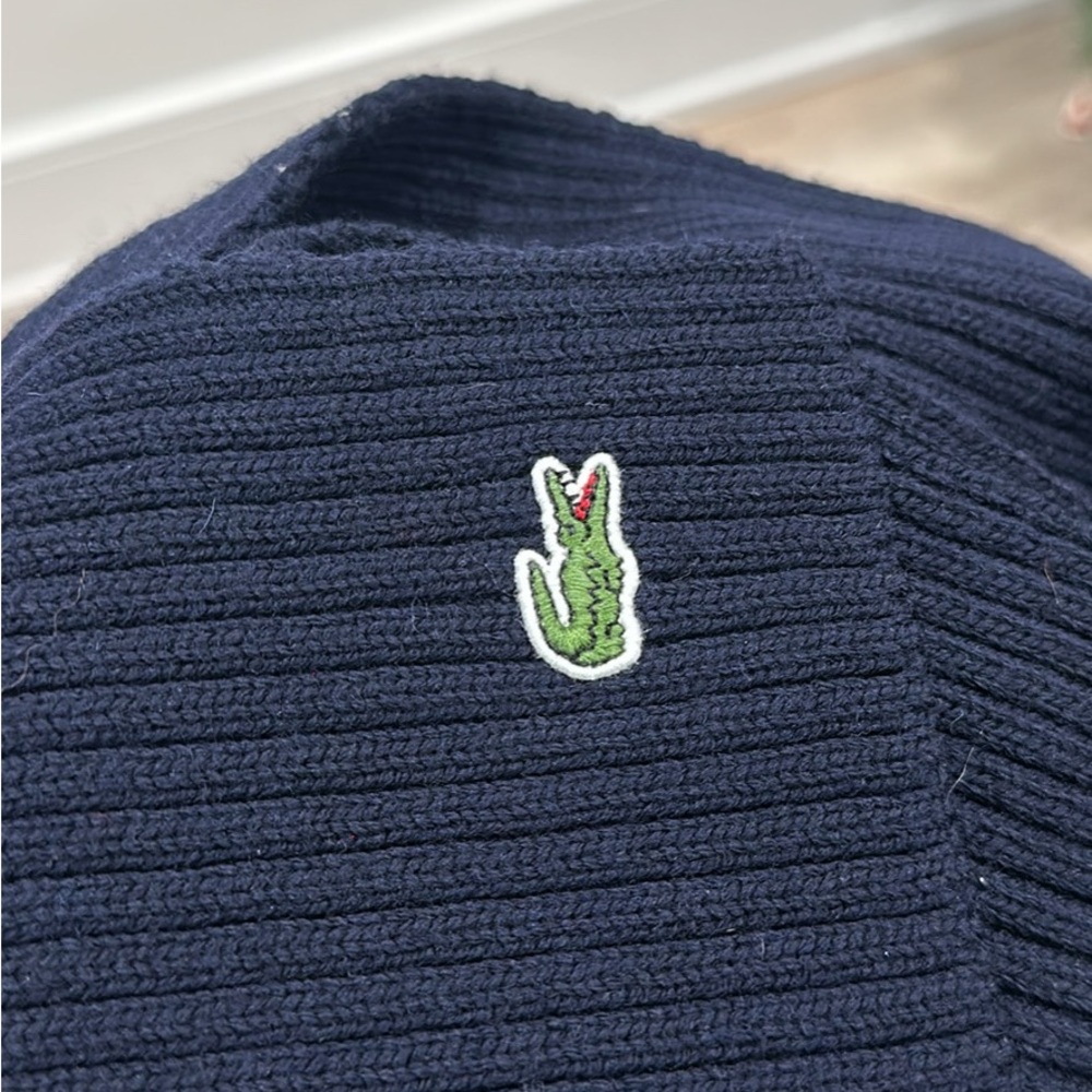 Lacoste Ribbed Scarf
